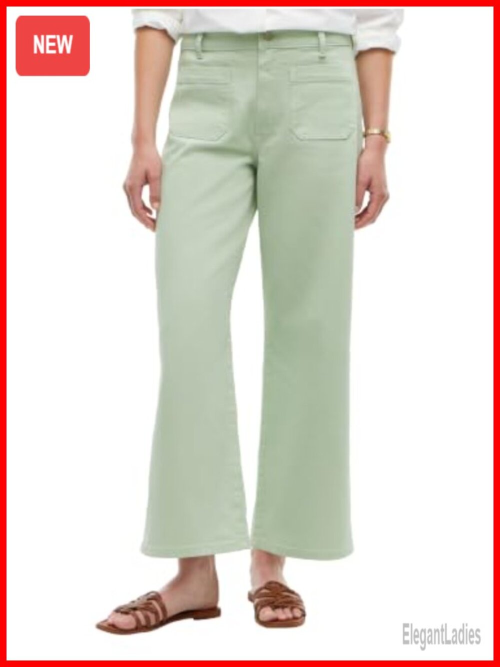 High Rise Wide Leg Jeans with Stretch
